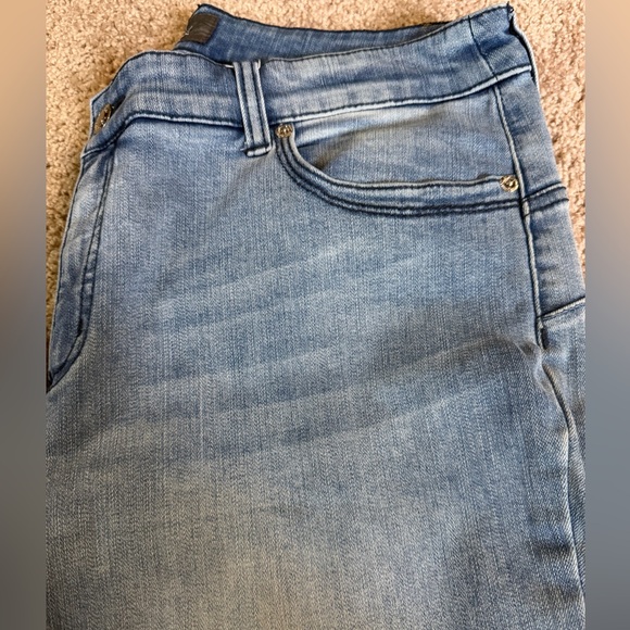 Chico's Denim Straight Leg Jeans - Light Blue - Picture 5 of 12